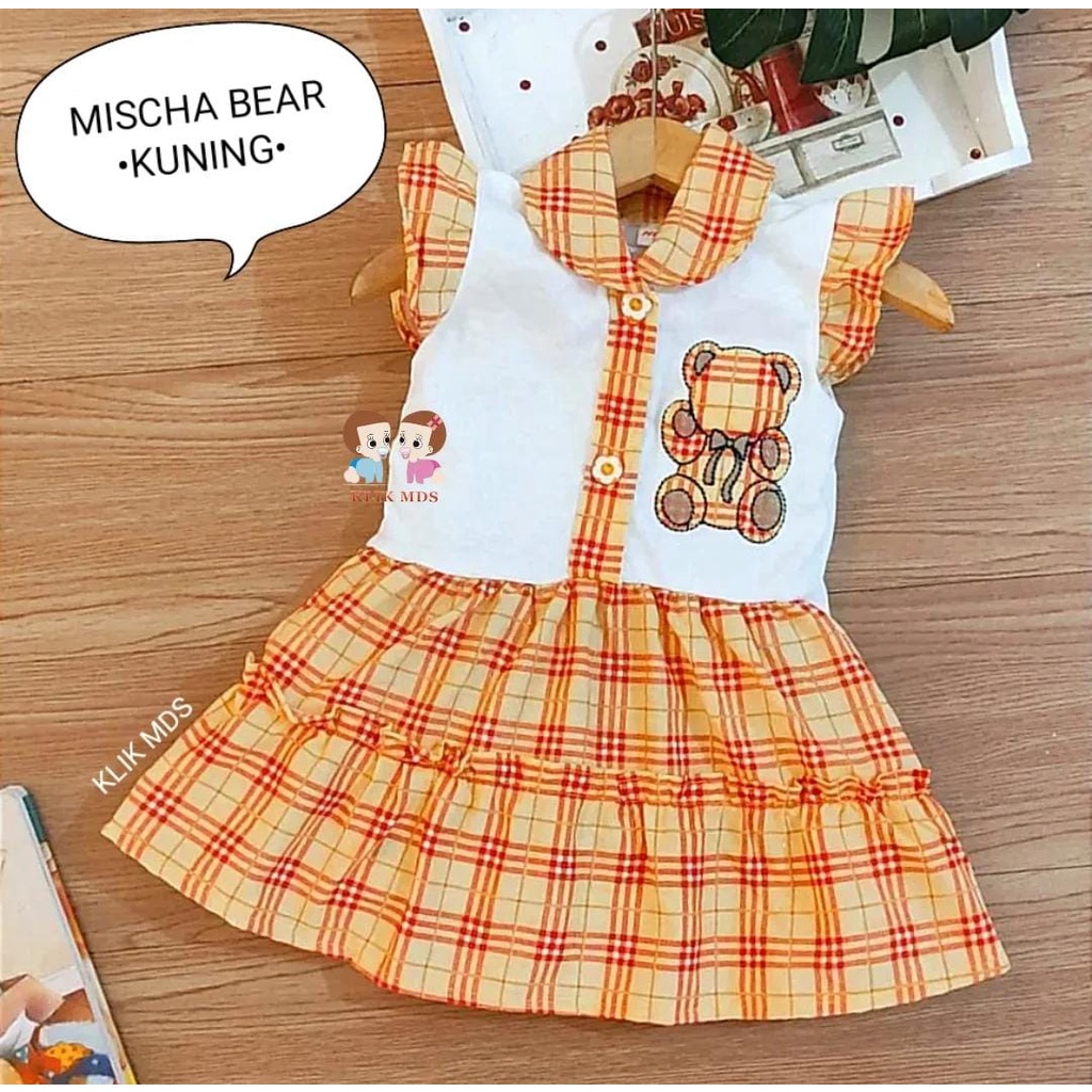 Dress Bayi Perempuan Free Tas Motif Ana - Baju Anak Cewek