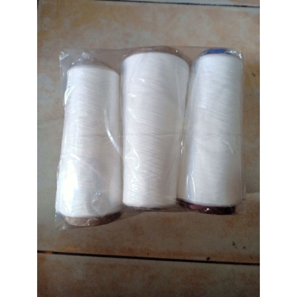 ( COD ) BENANG OBRAS PUTIH PER 1PCS /BUAH