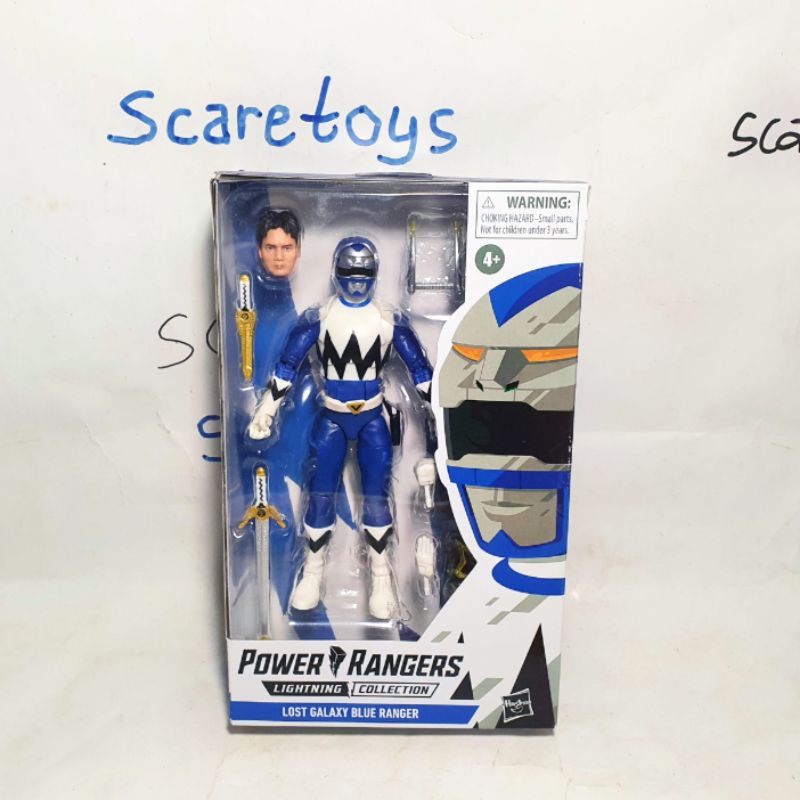 Hasbro Lightning Collection Power Rangers Lost Galaxy Blue Ranger - Sentai Gingaman