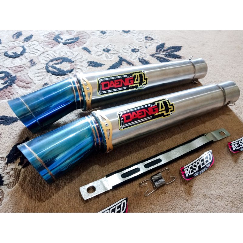 Knalpot Racing Daeng4 Daeng Sai4 Silincer Daeng4 Pnp Beat Vario Mio Vixion R15 Cbr Universal