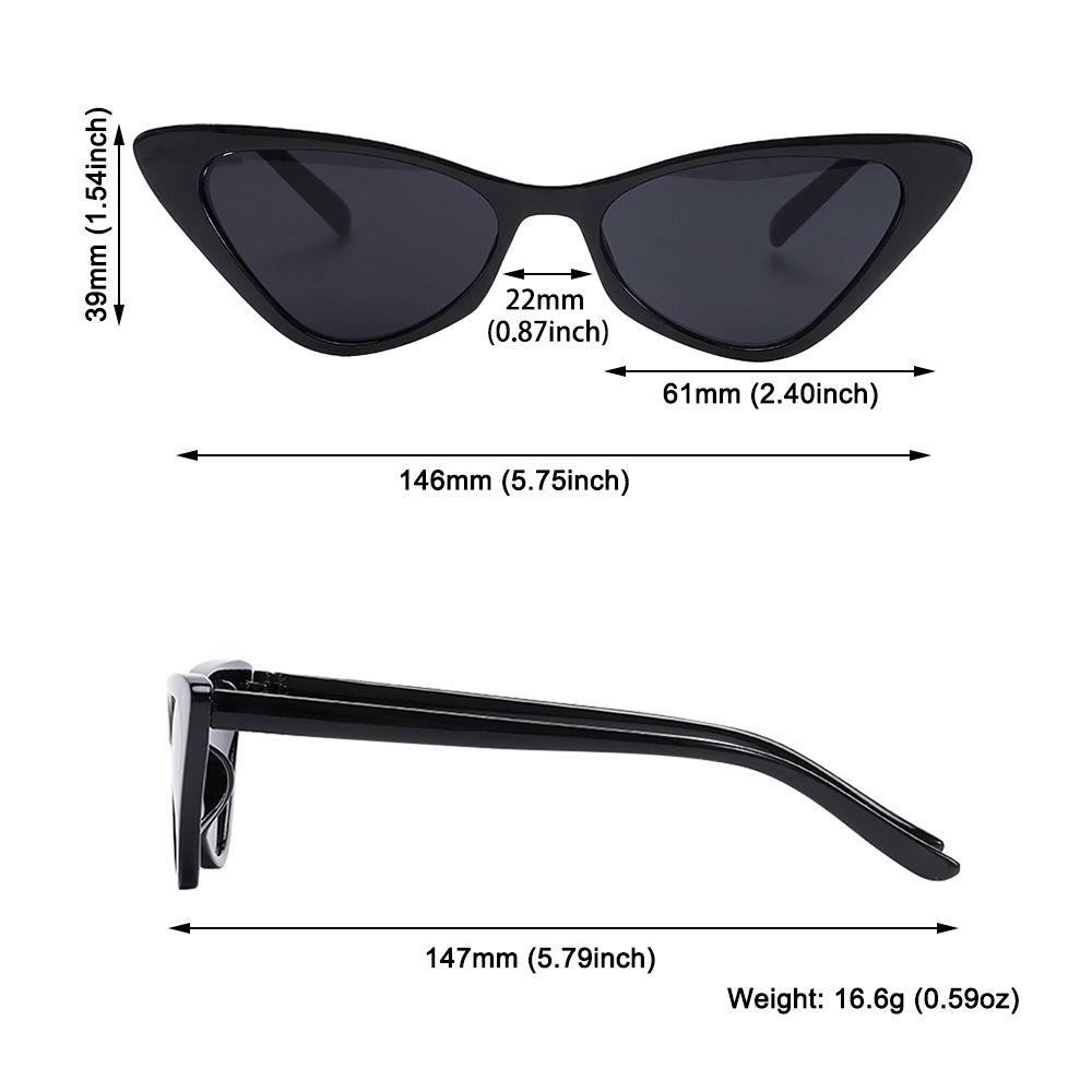 Wonder Kacamata Hitam Untuk Wanita Trendy Streetwear UV400 Kacamata Hitam Retro Bingkai Kecil