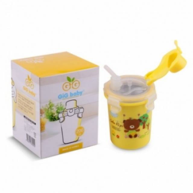 GIG BABY SILICONE STAINLESS STRAW CUP
