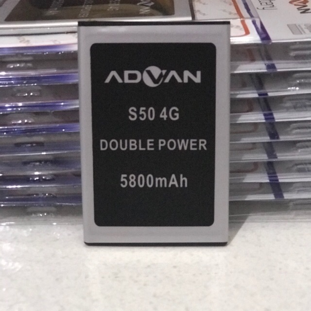 Baterai Advan S50 4G Original Double Power Batre Batrai Battery HP