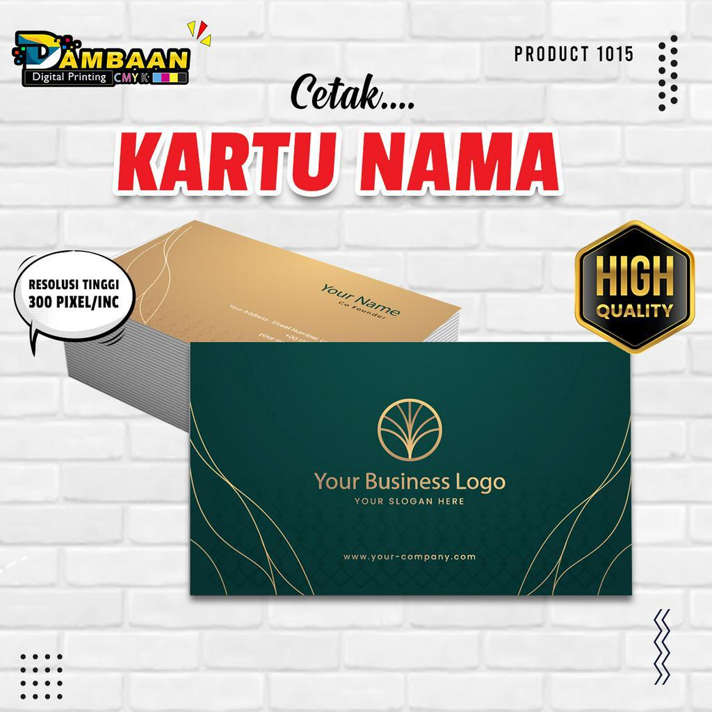 

Kartu Nama Professional | Name Card 100 pcs - Free Design