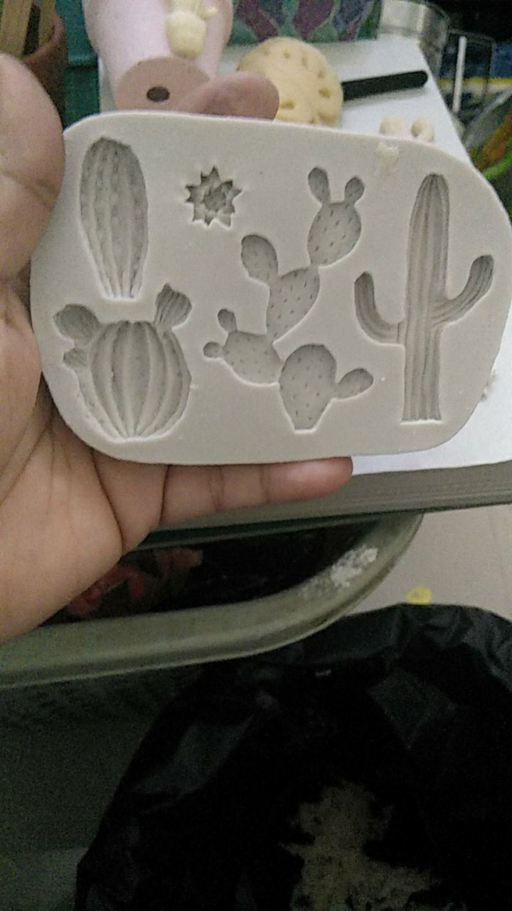 Cetakan Resin Bahan Silikon Bentuk Kaktus Untuk Kerajinan Tangan