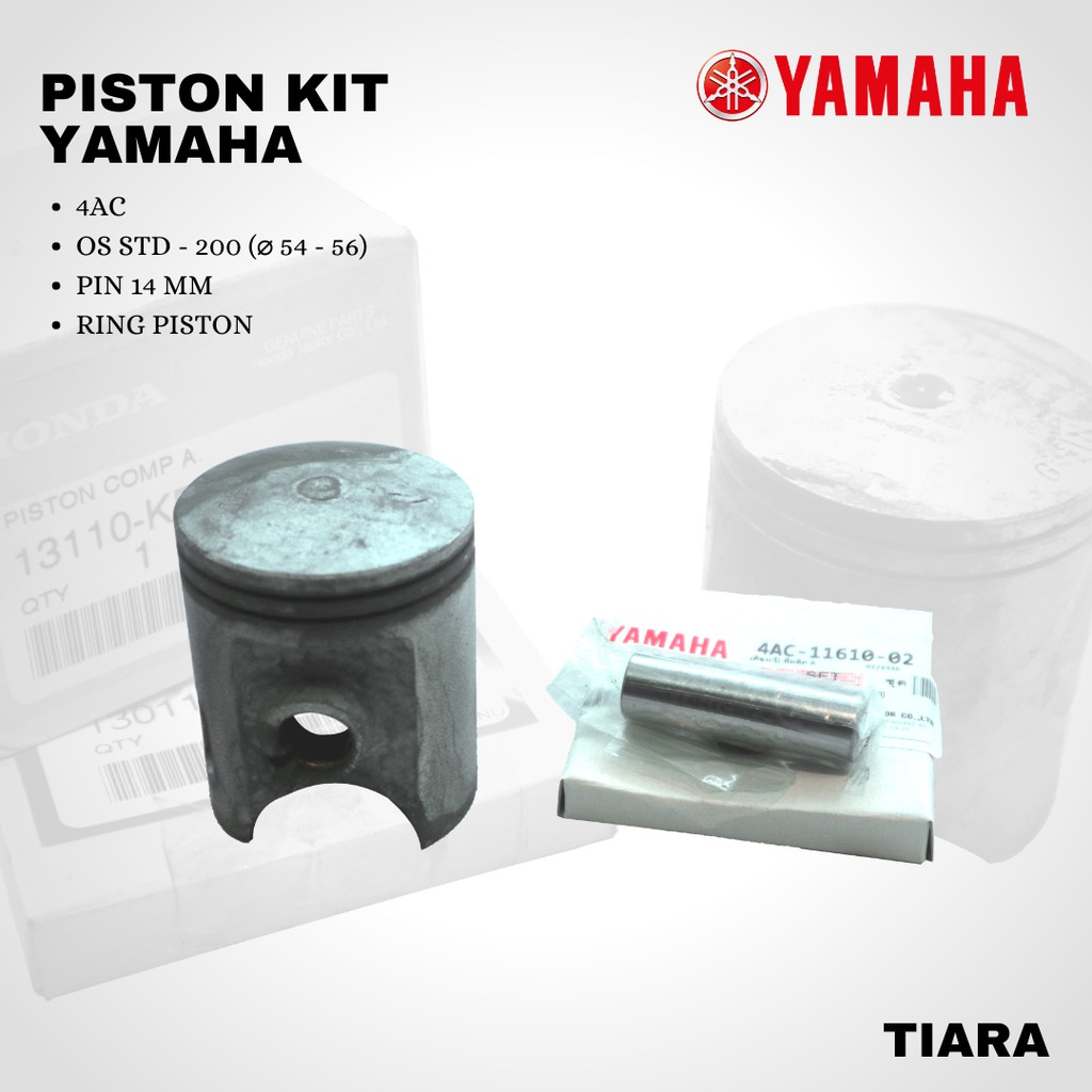 Seher Piston kit Tiara 4Ac pin 14 os std-200 yamaha