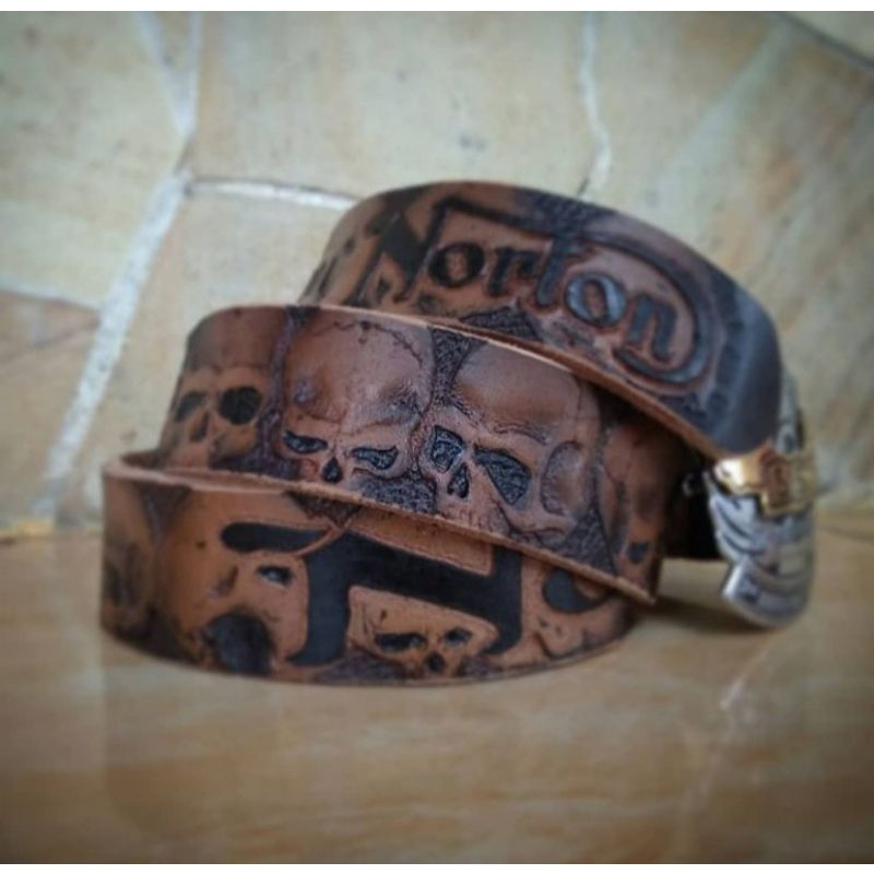 sabuk kulit ukir leather belt carving sabuk ukir sabuk kulit