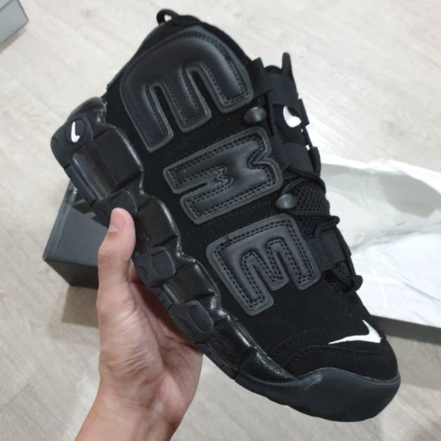 Nike uptempo x supreme premium black