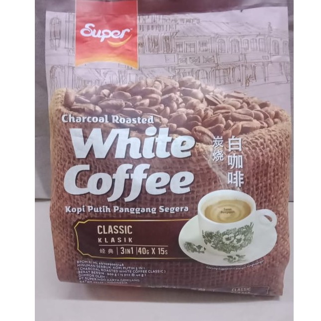 

White coffee classic instant / kopi susu klasik