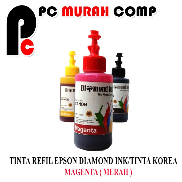 Tinta Refill Printer Canon Diamond ink 100mL Tinta korea