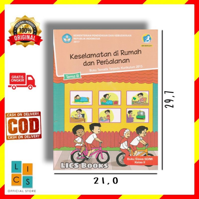 Buku SD Kelas 2 Tema 8 Revisi 2017-2018 Kurikulum 2013 Kurtilas