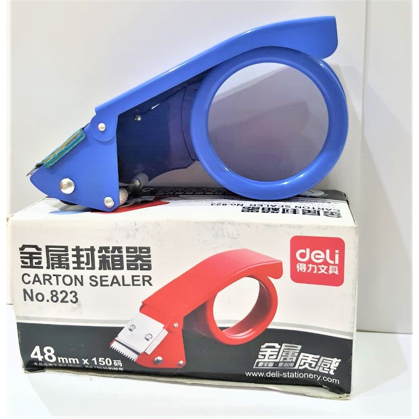 

PEMOTONG LAKBAN DELI BESI 823 48 MM DISPENSER LAKBAN OPP TAPE CUTTER PLAKBAN