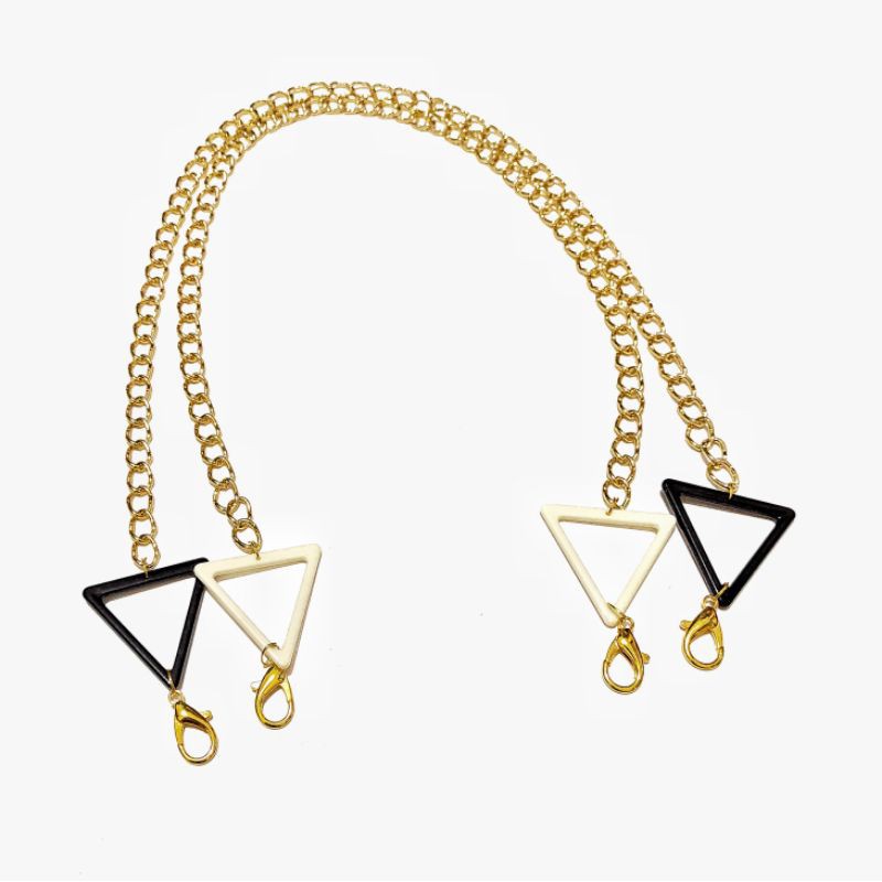 Kalung Gantungan Masker Strap Mask Hanging Korean Big Triangle Series