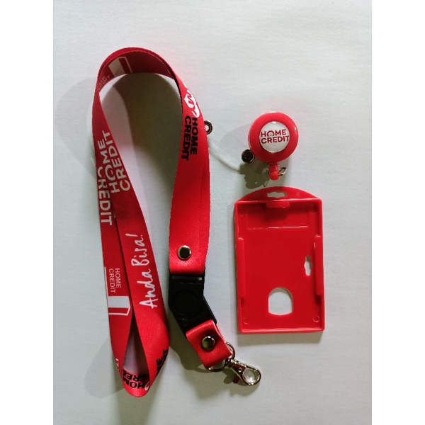 Tali id card homecredit Home Credit Lanyard printing READY STOK