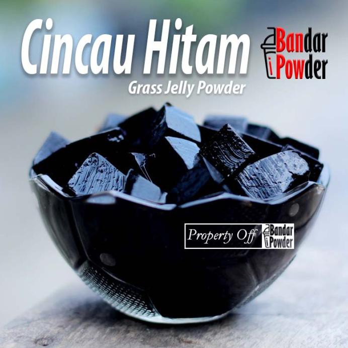 

CINCAU HITAM BUBUK 1KG - GRASS JELLY POWDER 1 KG - TOPPING MINUMAN