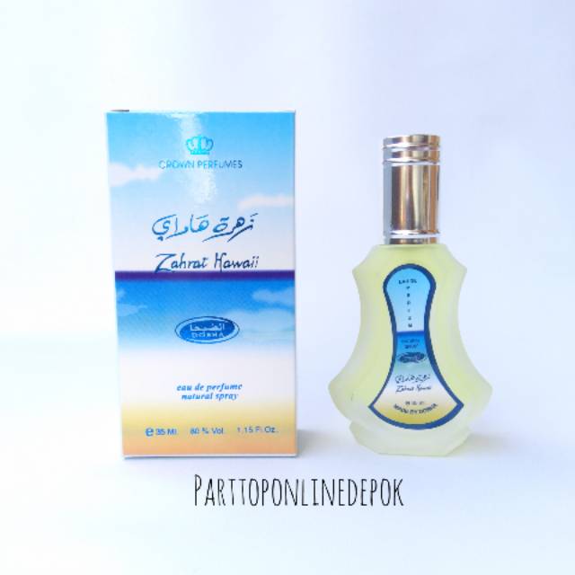 Parfum Minyak Wangi Arab Dobha Spray Aroma Zahrat Hawai 35ml 35 ml Original