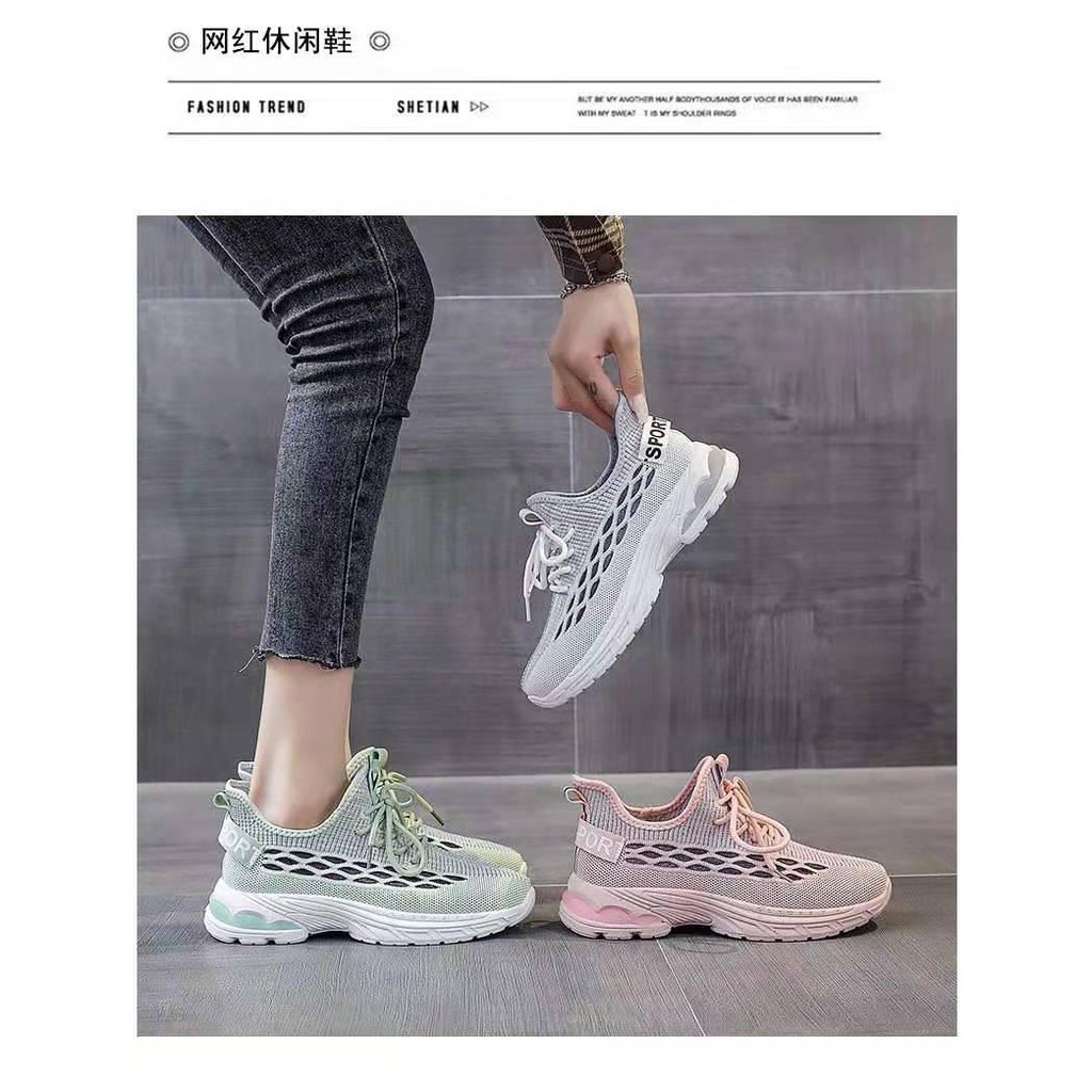 Free BOX Sepatu Sneakers Wanita Import Sepatu Kanvas Wanita Kasual Polos Tali Premium Quality Sepatu Casual Sneakers Wanita Sport Shoes NS3007