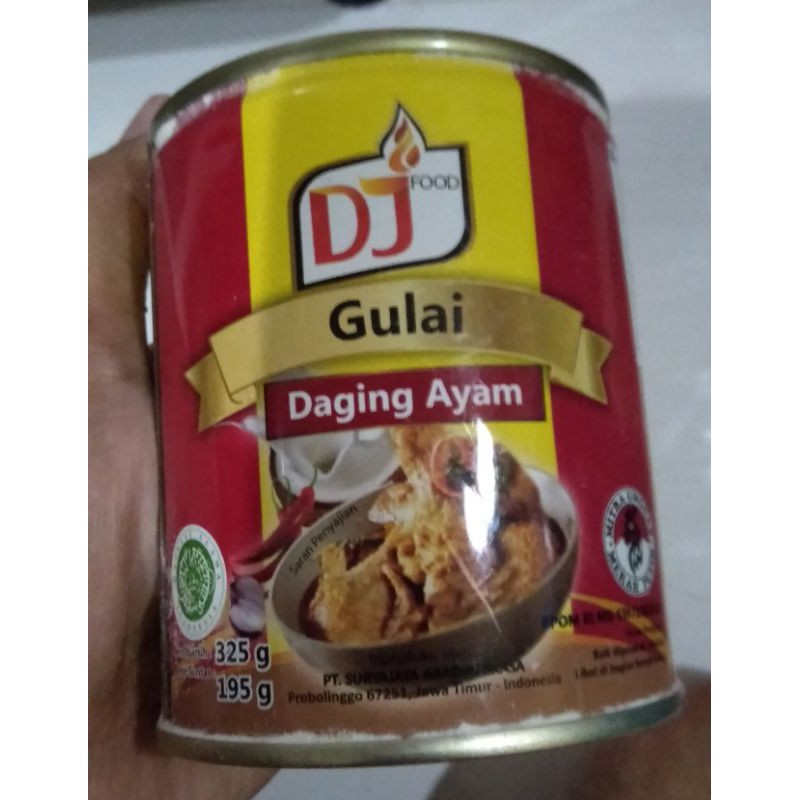 Dj Food Gulai Daging Ayam 325gr