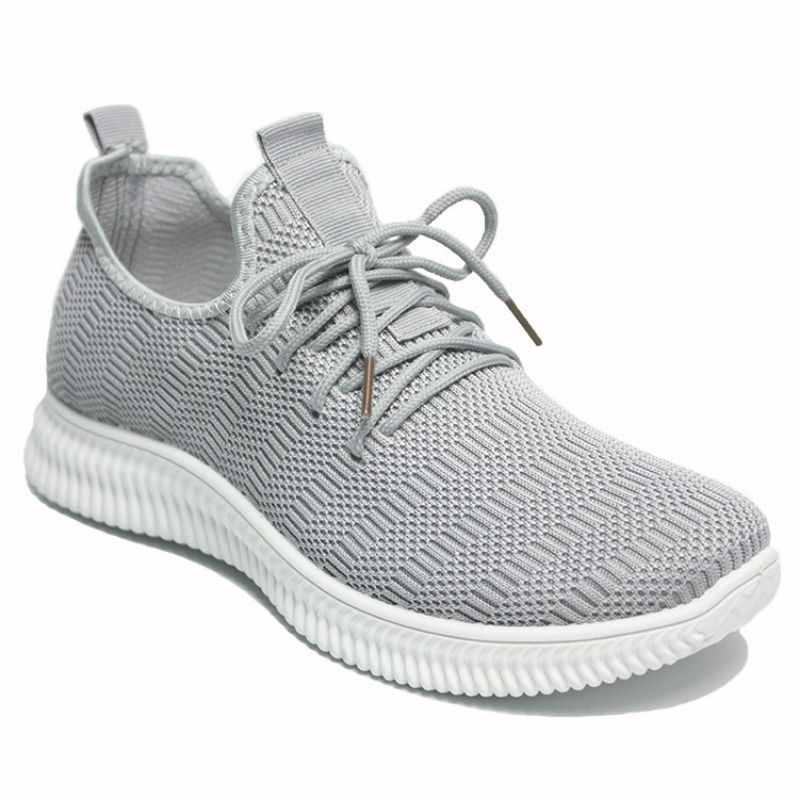 Dr.Kevin Women Sneaker Sepatu Sport Wanita 589-030 - Abu, Hitam & Putih