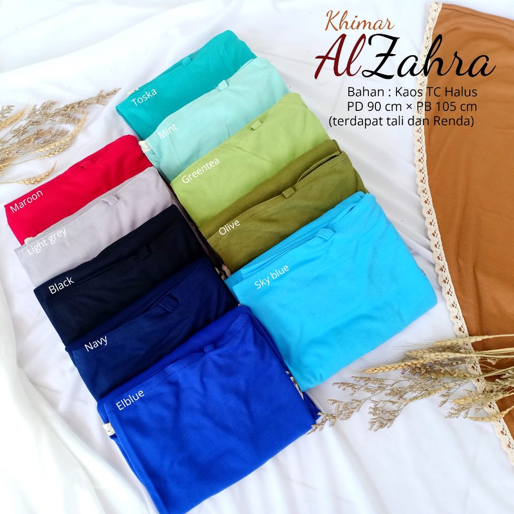 TERLARISSS!!! Khimar Jumbo Hijab Bergo Tali Polos Bergo Maryam Tali Bahan Kaos TC Halus Nyaman Dipakai | Bisa Cod