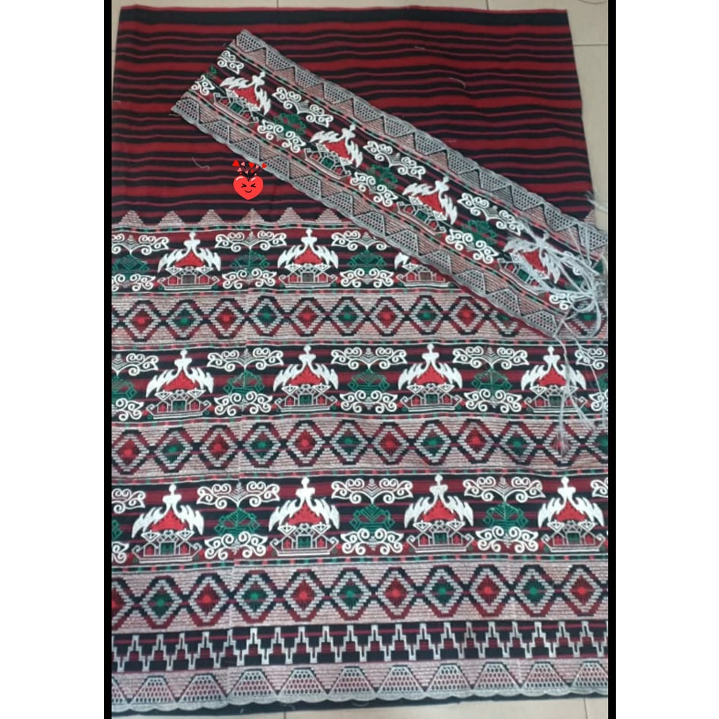 tapis bordir tapis lampung silver kain tenun