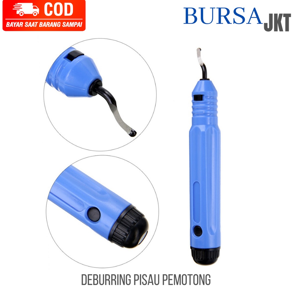 DEBURRING TOOL ALAT PISAU SCRAPER SAYAT KEROK KOREK LUBANG + ISI PISAU