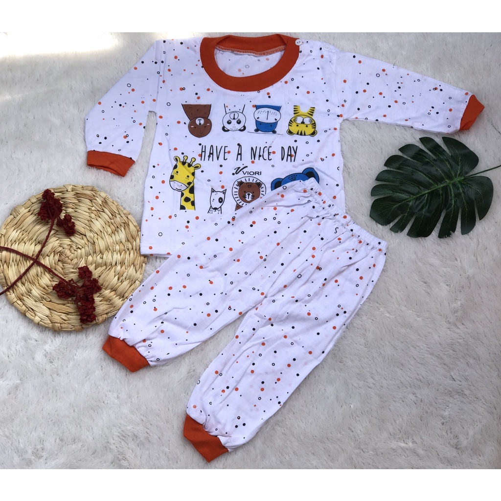 [STO.HVPG] Setelan Bayi Setelan Piyama Panjang Bayi Motif   3 - 18 bulan, lucu