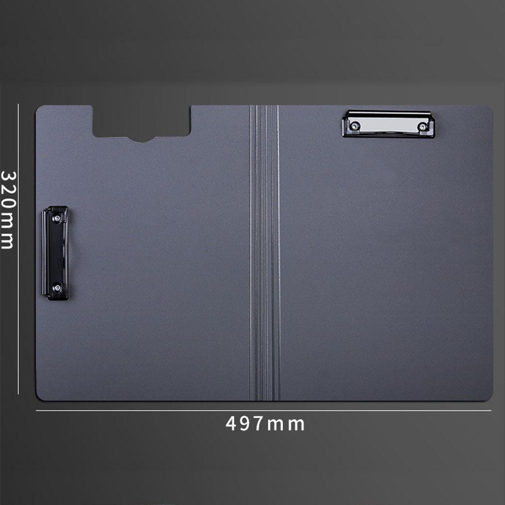 Nickolas1 A4 File Folder Portable Multifungsi Perlengkapan Kantor Sekolah Memo Clip Board Test Paper Storage Tulisan Clipboard