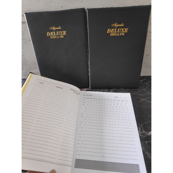 

Agenda kulit / Agenda hitam / agenda minimalis / agenda erica deluxe 174