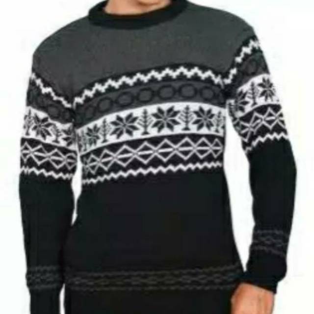 SWEATER RAJUT BLACKKY TRIBAL