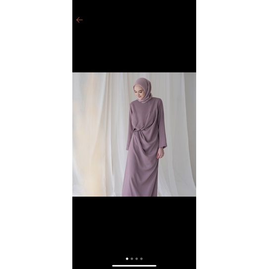 Lilac Sasmaya by Aska Label - Gamis ungu lilac (L)