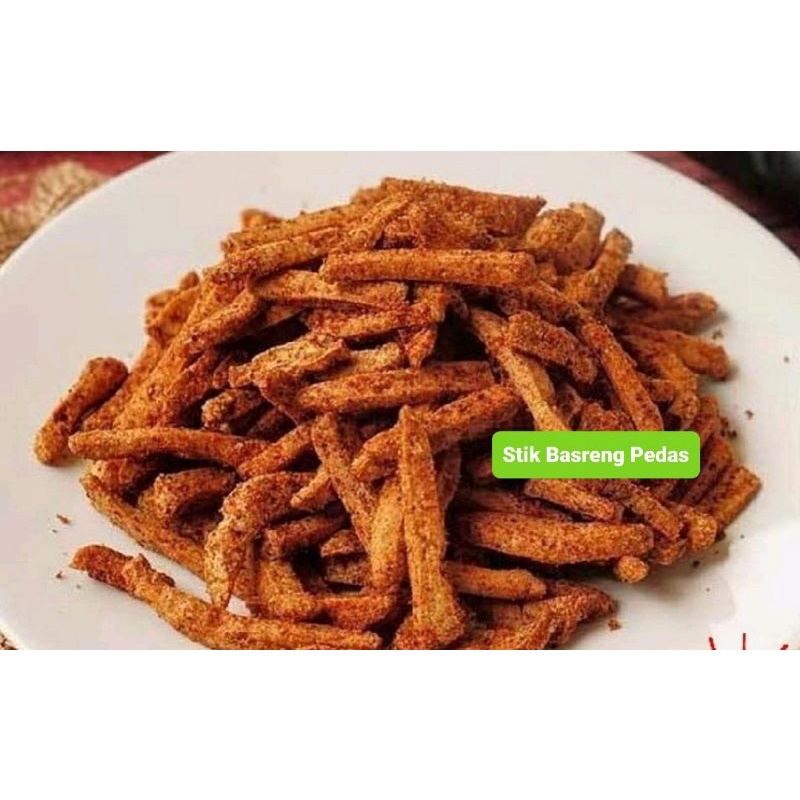 

(Paket 3 Bungkus) Stik Basreng Pedas