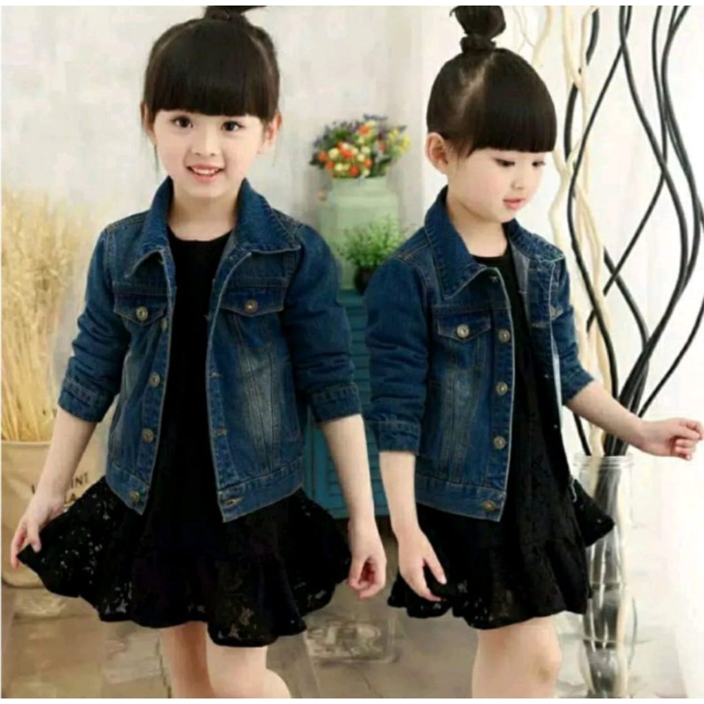JAKET ANAK | JAKET JEANS DENIM ANAK LAKI-LAKI DAN ANAK PEREMPUAN UMUR 1-8 TAHUN TERBARU 2022