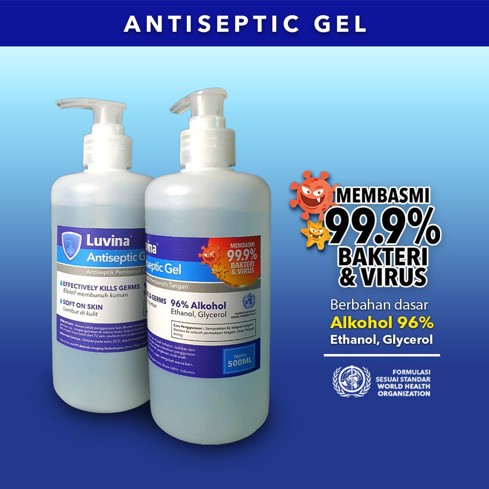 Hand Sanitizer Gel / Hand Antiseptic Gel uk 500ml