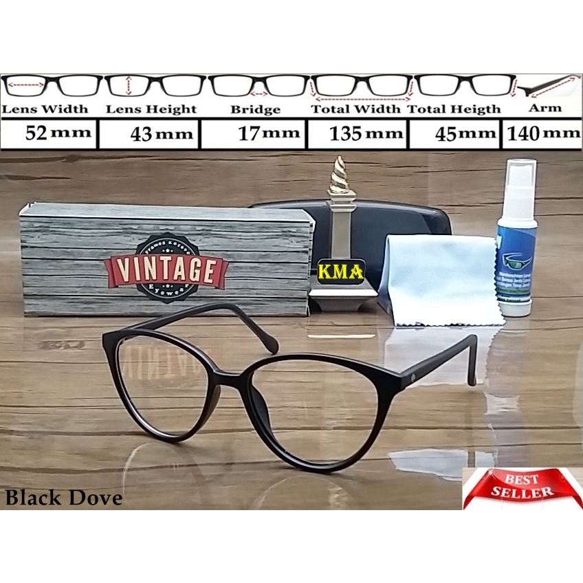 Cat Spade 608. Frame kacamata minus VINTAGE kacamata minus frame korea cat eye new