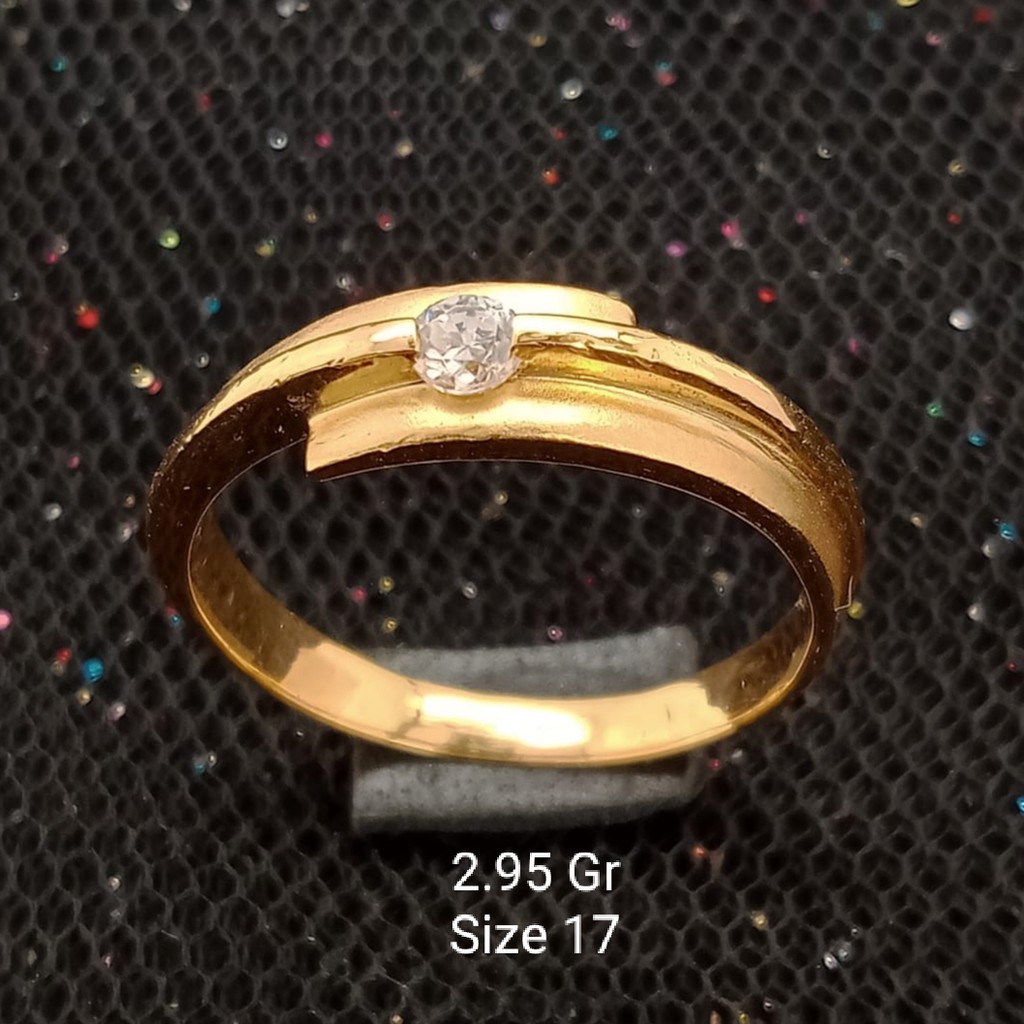 Cincin Emas 17 K - 2.95 Gr Kadar 750 - 3477