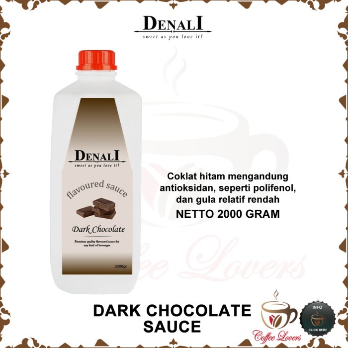 

DENALI DARK CHOCOLATE SAUCE TERMURAH