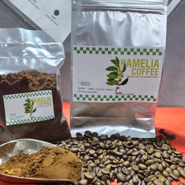 

Kamelia coffee, 100% kopi asli(robusta)