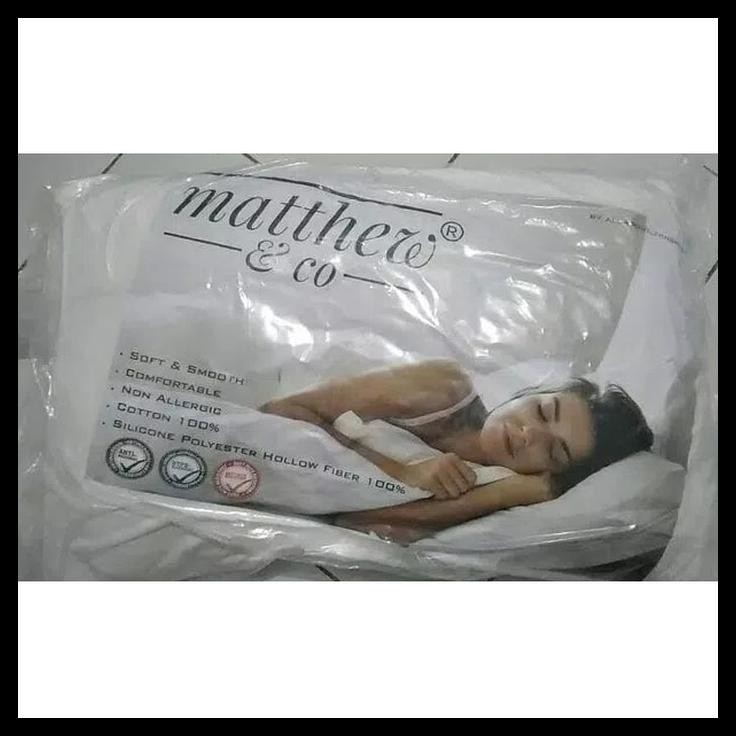 Bantal Guling Hotel / Bantal Silicon Matthew / Guling Silicon Empuk - Bantal