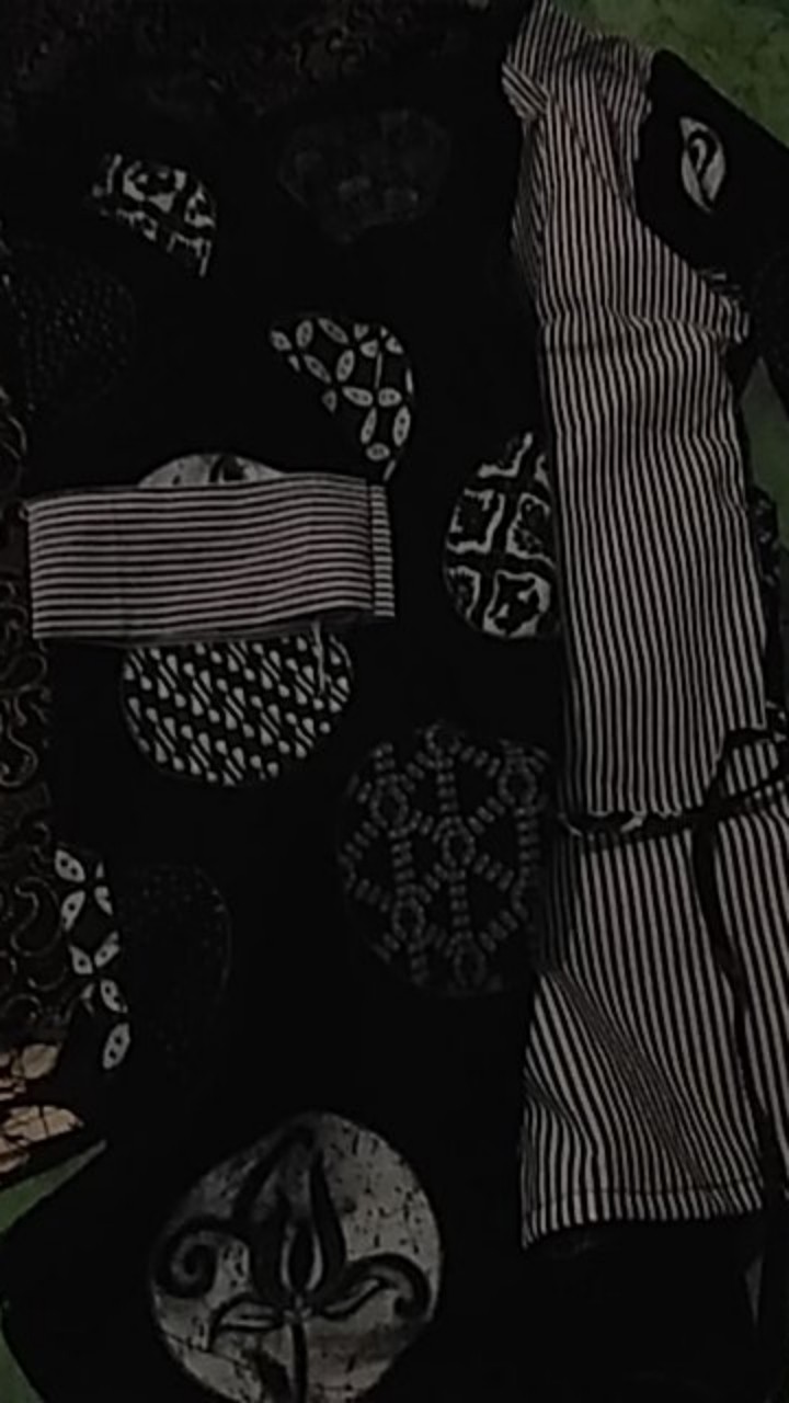 Tey-17 Batik Wanita Asj Sa Hrb026 Kenongo Kemeja Tosca Pendek