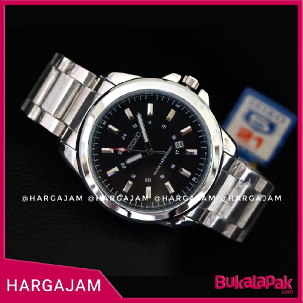 Jam Tangan Pria Seiko 706076 Rantai (hargajam cowok keren buat kado hadiah)