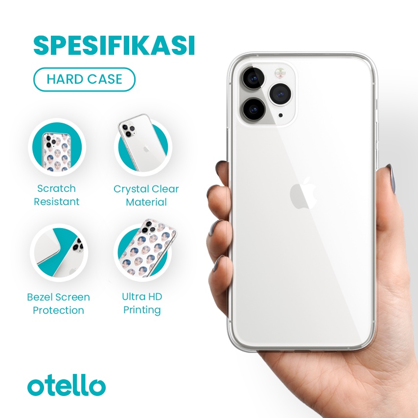 Otello Custom Premium Hard Case Pattern Phone Casing Kustom Print Muka Foto Gambar Motif UV Print