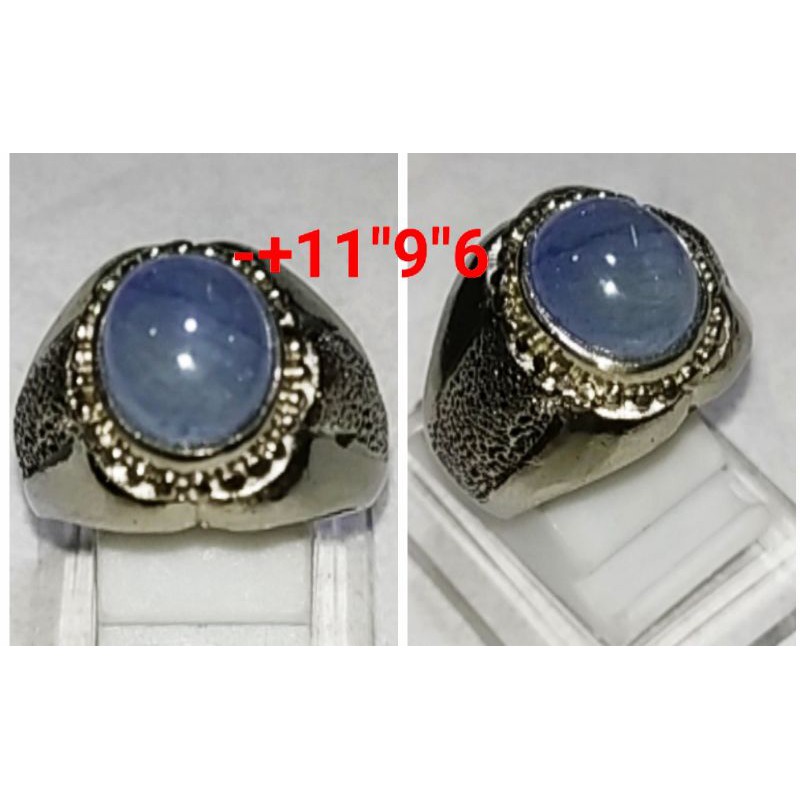 natural batu safir Afrika light blue