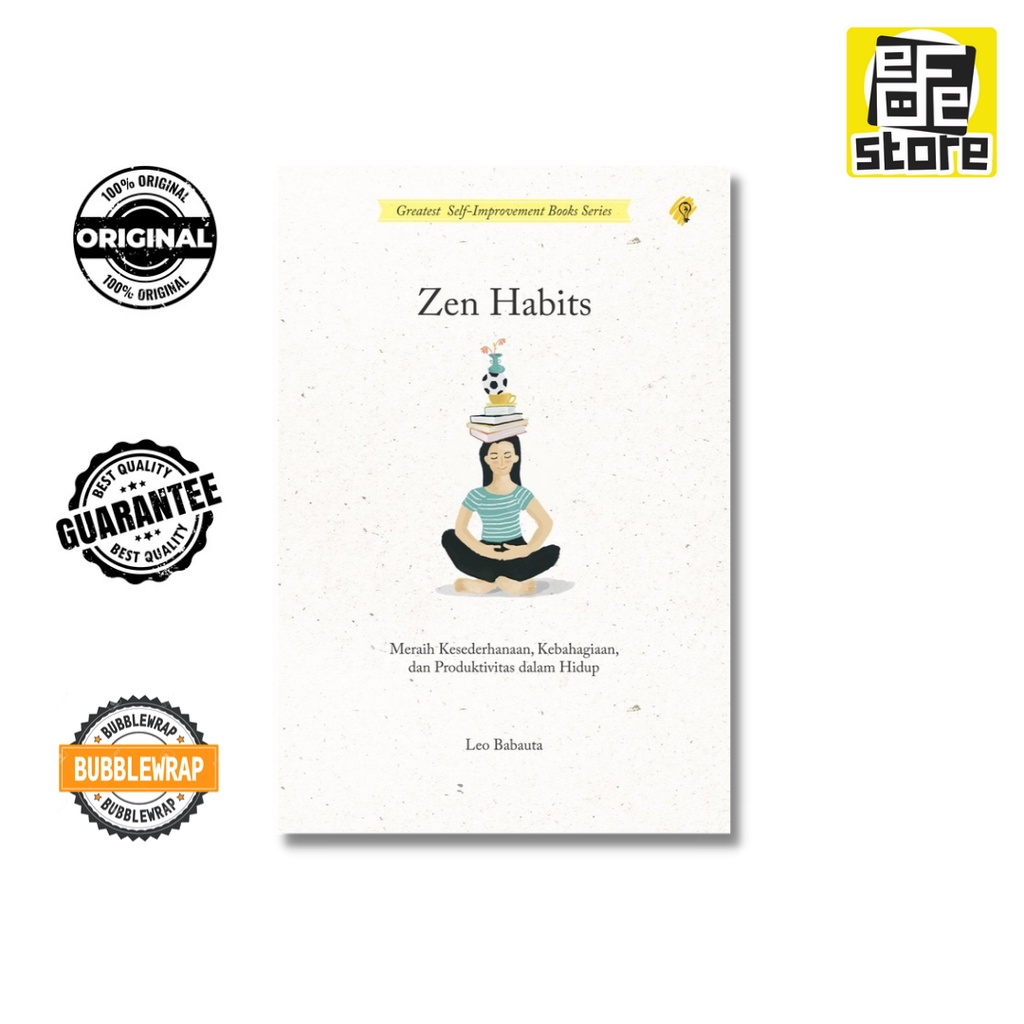 Jual Zen Habits Meraih Kesederhanaan, Kebahagiaan, Dan Produktivitas