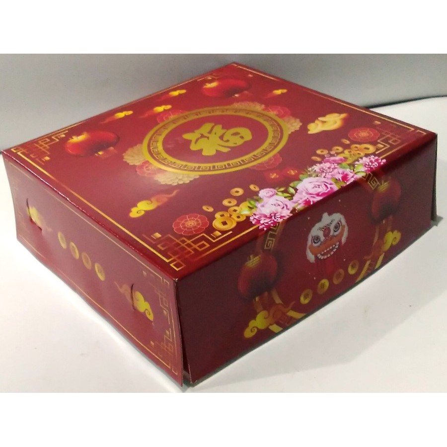 

Promo Dus/Box Imlek Warna Merah Uk 25x25x9.5cm