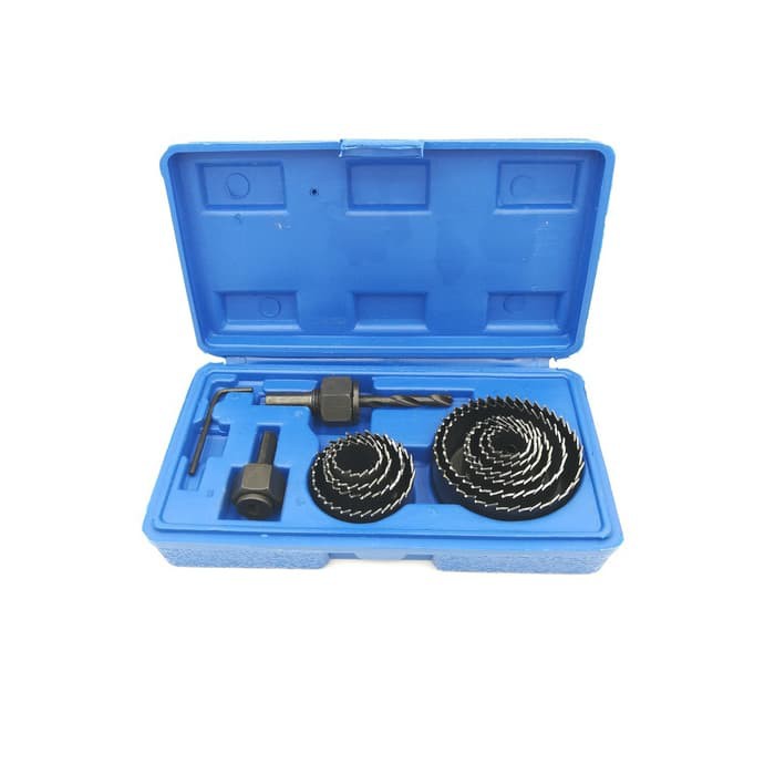 Benz Holesaw Kit 13 Pcs - Hole Saw Kit - Mata Bor Kayu Set 13 Pcs Bor Paralon Hidroponik