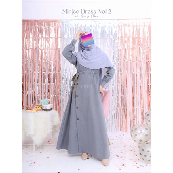 Gamis Minjee Dress Vol 2 By Etuzi Gamis Saja