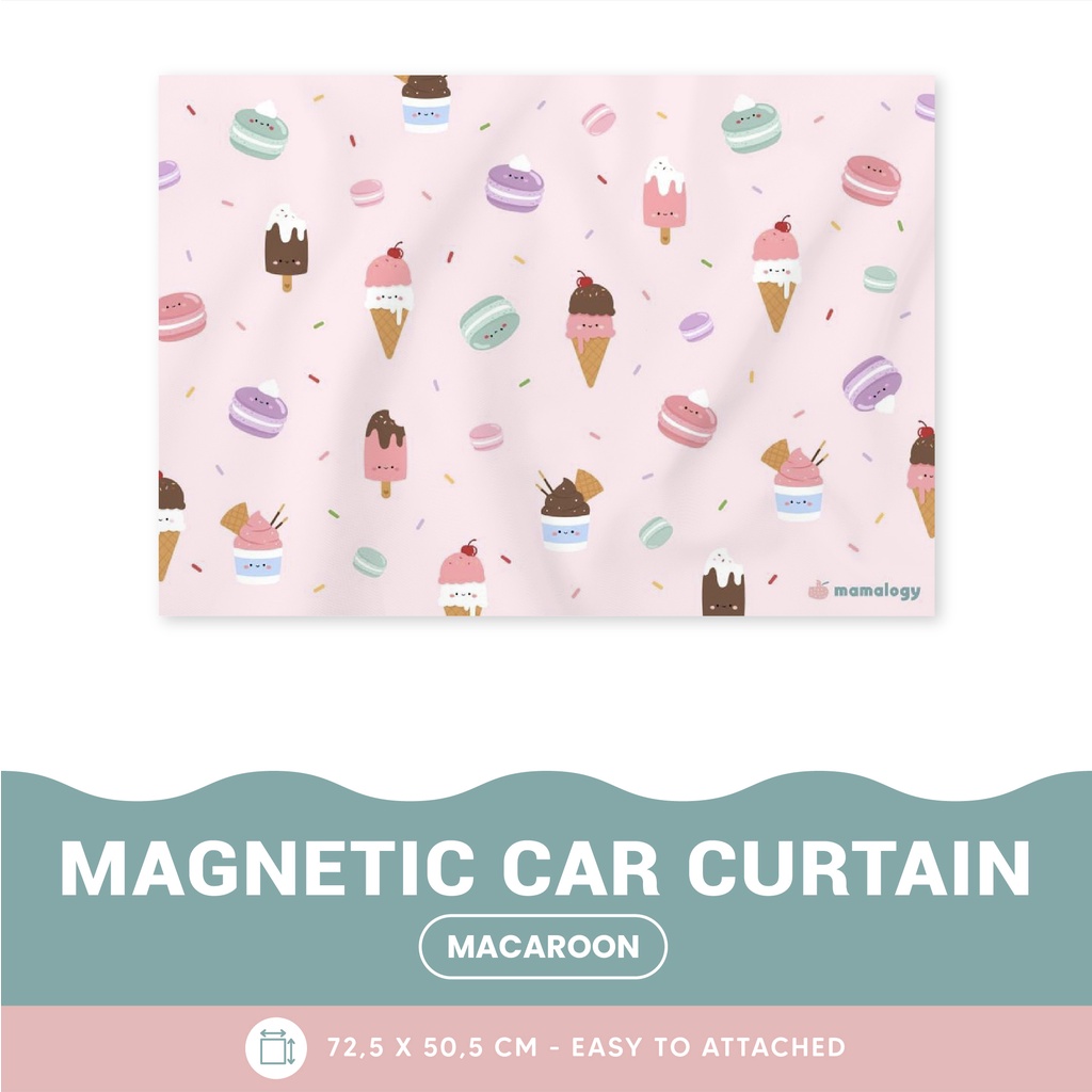 Magnetic Car Curtain / Tirai Penutup Kaca Jendela Mobil / Gorden Jendela Kaca Mobil / Pelindung Panas Universal