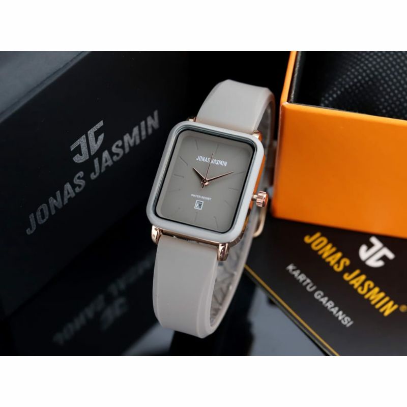 Jam Tangan Jonas Jasmin Rubber Fashion Pria Wanita Analog Kasual