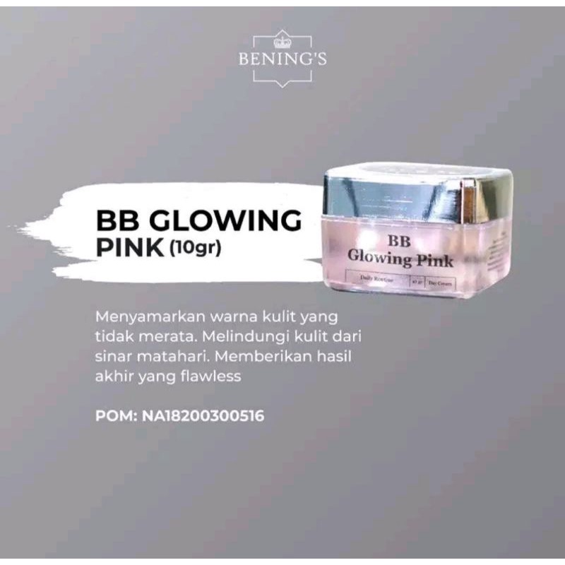 BB GLOWING PINK BENINGS SKINCARE